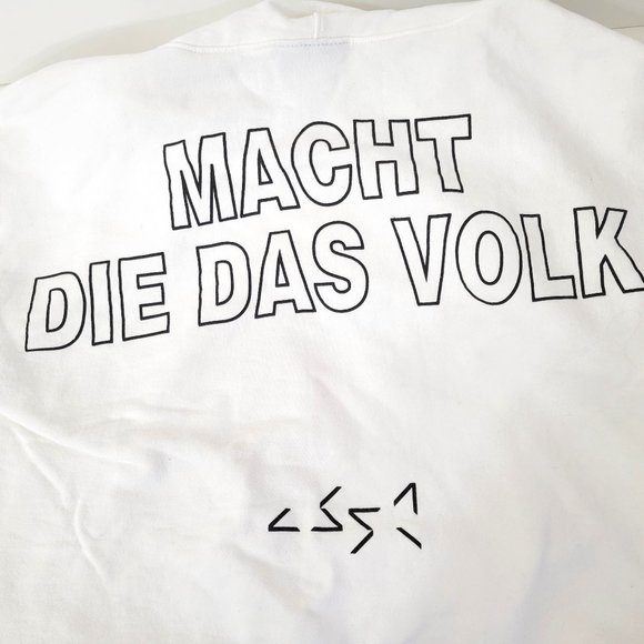 Metapher Hoodie Sweatshirt Macht Die Das Volk - Picture 3 of 7